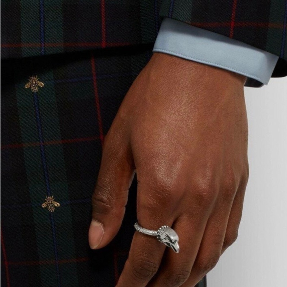 Gucci Anger Forest Eagle Head Ring - image 7